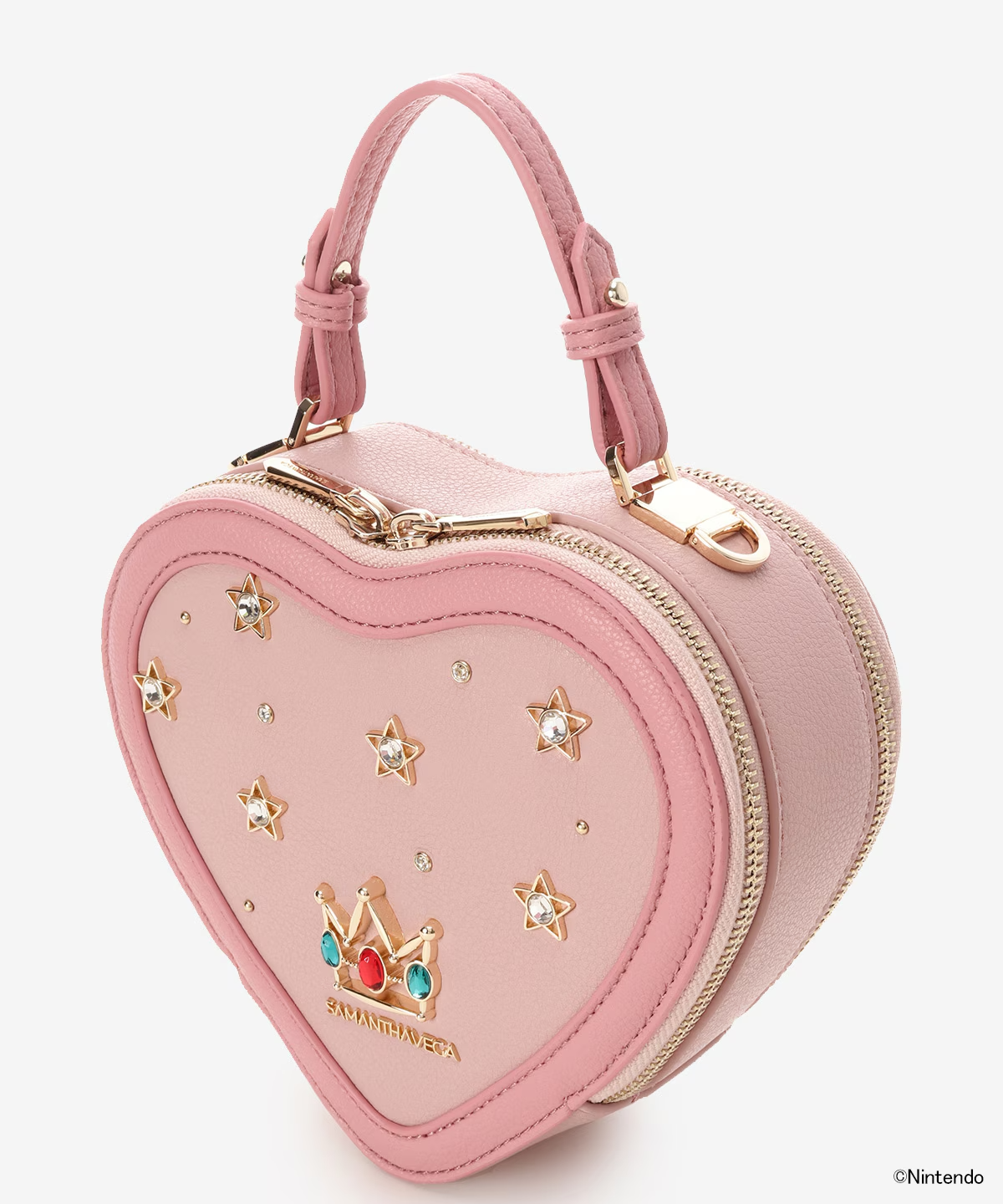 Nintendo Super Mario Bros PRINCESS PEACH COLLECTION Heart Shoulder Bag Samantha