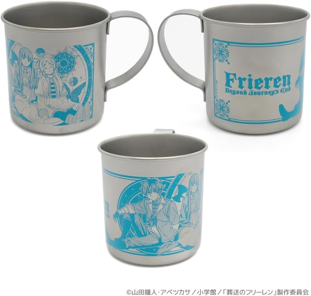 Frieren Beyond Journey's End Fern Stark Stainless Mug Cup 300ml Japan Limited