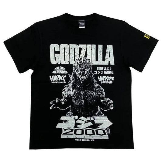 Godzilla 2000 Millenium T-shirt Black XL Size Unisex Tokusatsu Sci-Fi Japan