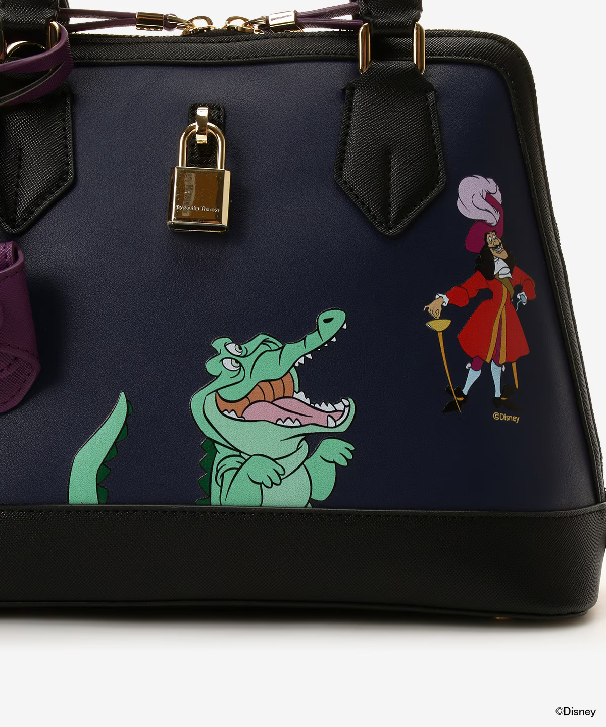 Disney 100th Anniversary Peter Pan Villain Captain Hook 2way Shoulder Bag Women