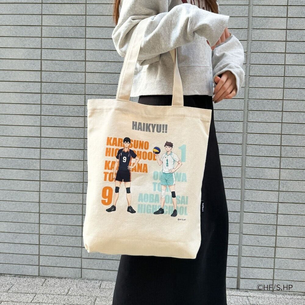 Haikyuu!! Haikyu Tobio Kageyama & Tooru Oikawa Tote Bag Canvas 41x36cm Japan LTD