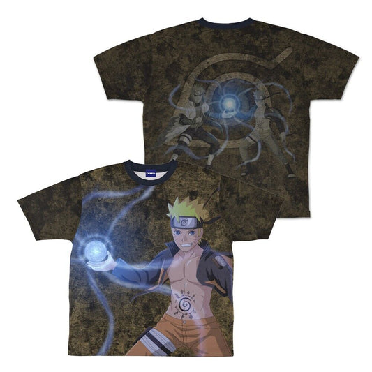 Naruto Shippuden Uzumaki Full Graphic T-shirt XL Size Unisex Japan Limited