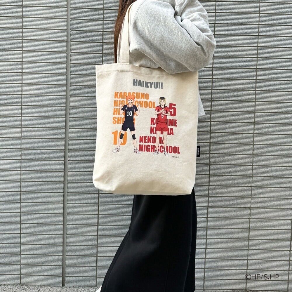 Haikyuu!! Haikyu Shoyo Hinata & Kenma Kozume Tote Bag Canvas 41x36cm Japan LTD