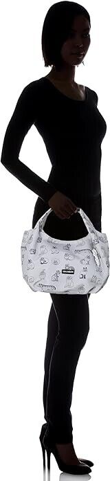 Lisa Larson Sketch Cats Balloon Tote Bag 5L Gray Women