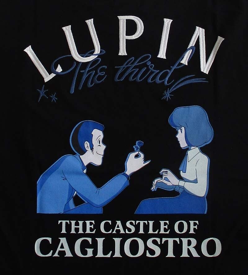 Lupin III the 3rd Third Castle of Cagliostro T-shirt Long Sleeve L Size Unisex