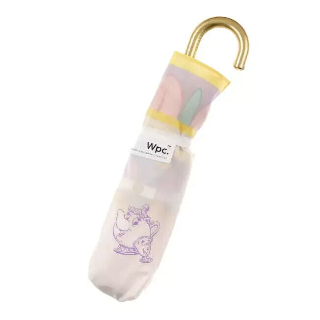 Disney Beauty and the Beast Mrs. Potts Chip Folding Umbrella Japan Limited