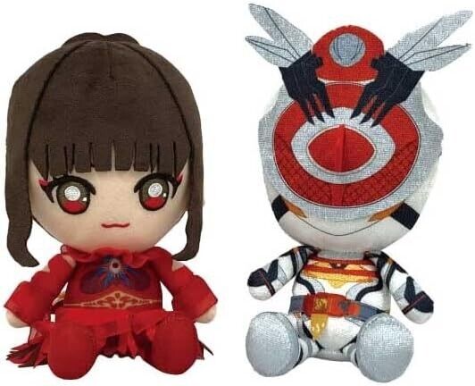 Kamen Rider Revice Hana Natsuki & Aguilera Chibi Plush Set Bandai Japan Limited