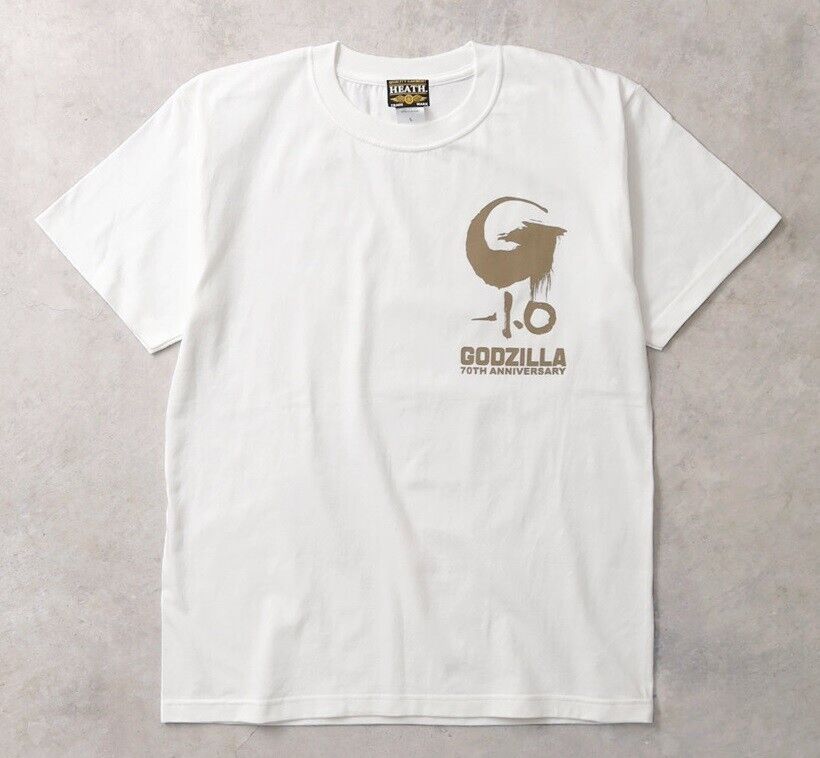 Godzilla Minus One T-shirt White XL Unisex Japan Limited