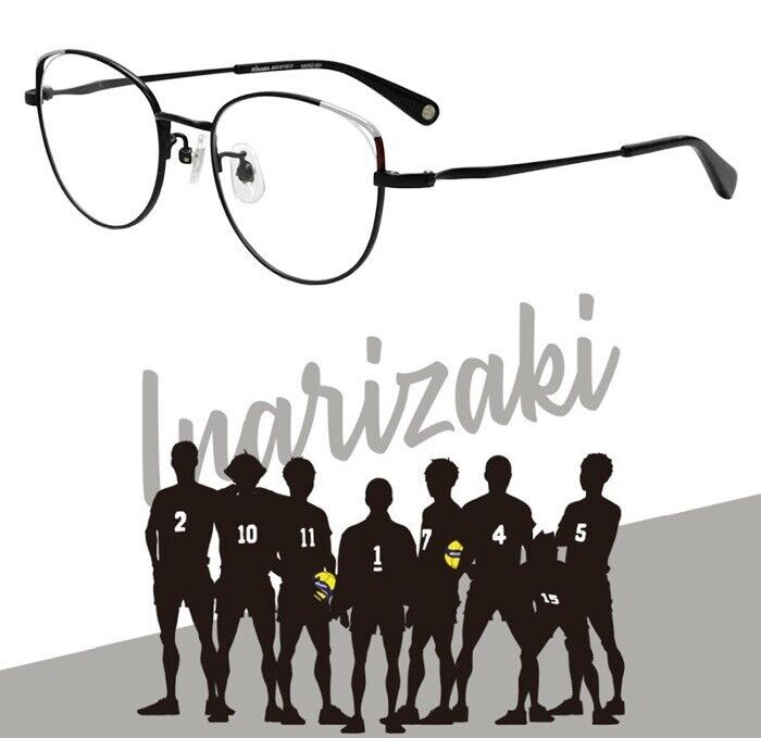 Haikyuu!! Haikyu Inarizaki High School Model Eyeglass Glasses Frame Mikasa Japan