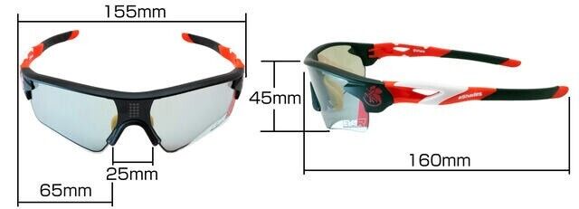 Evangelion Racing Soryu Asuka Langley Unit 02 Sunglasses eShades Instant Dimming