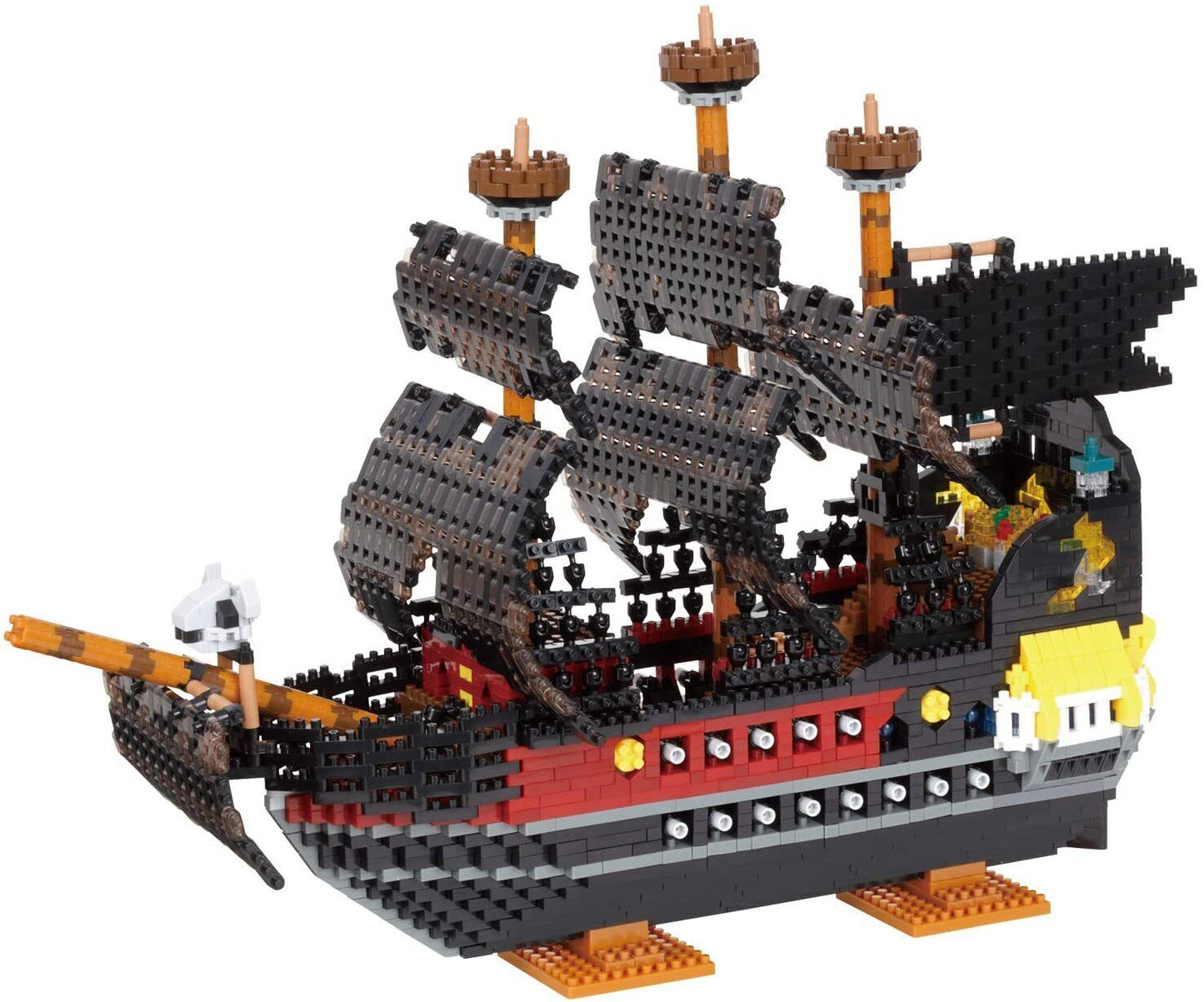 Edition NB-050 Kawada Nanoblock Pirate Ship Deluxe  Japan  Brand new