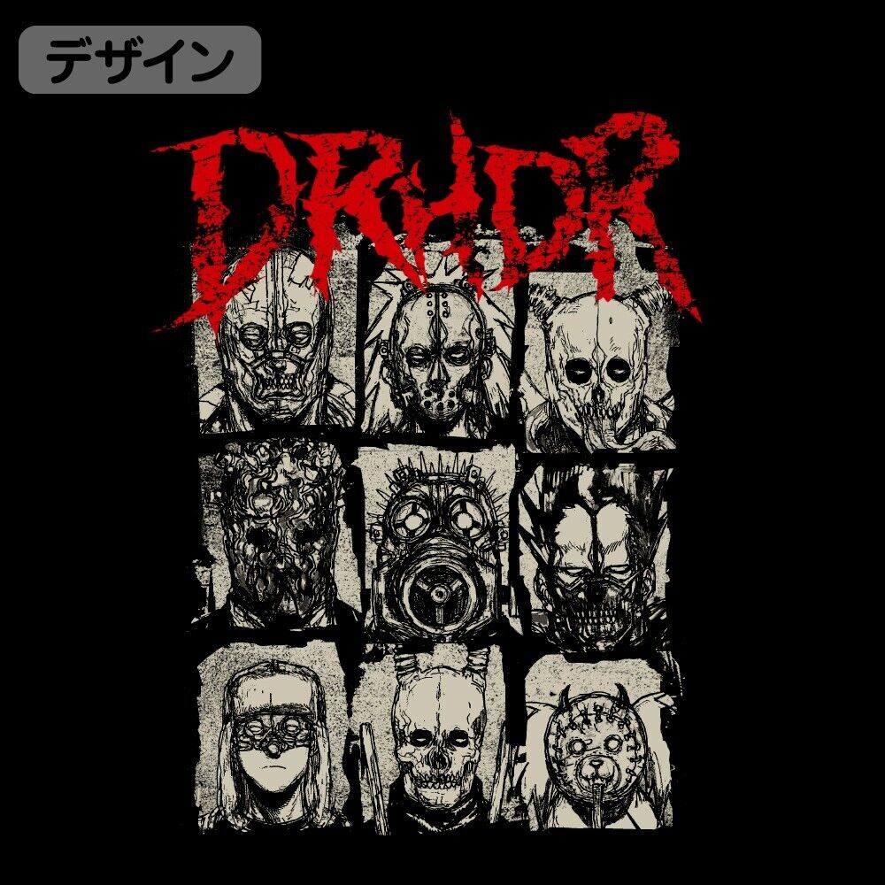 Dorohedoro Q Hayashida T-shirt Black XL Size Japan Limited Cosplay