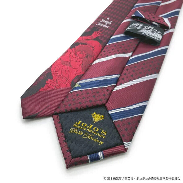 JoJo's Bizarre Adventure Pt.2 Battle Tendency Joseph Joestar Tie Necktie Wine