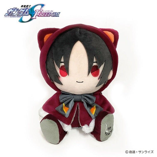 Mobile Suit Gundam SEED Freedom Shinn Asuka Furry Plush Doll 20cm Kemopon