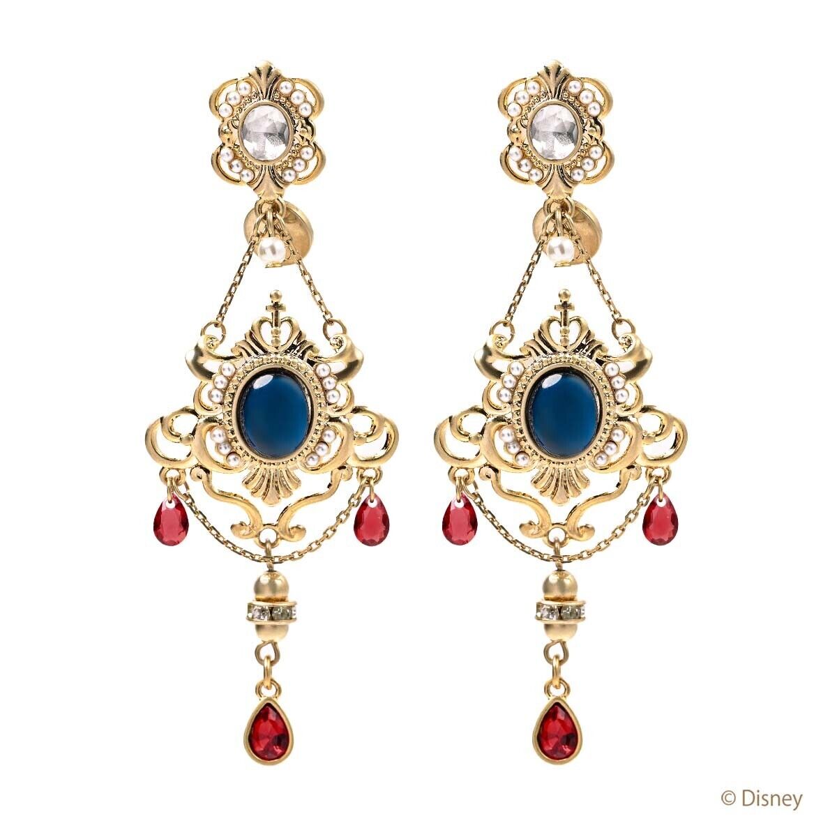 Disney Twisted Wonderland Pomefiore Iconic Object Earrings Jewelry Japan