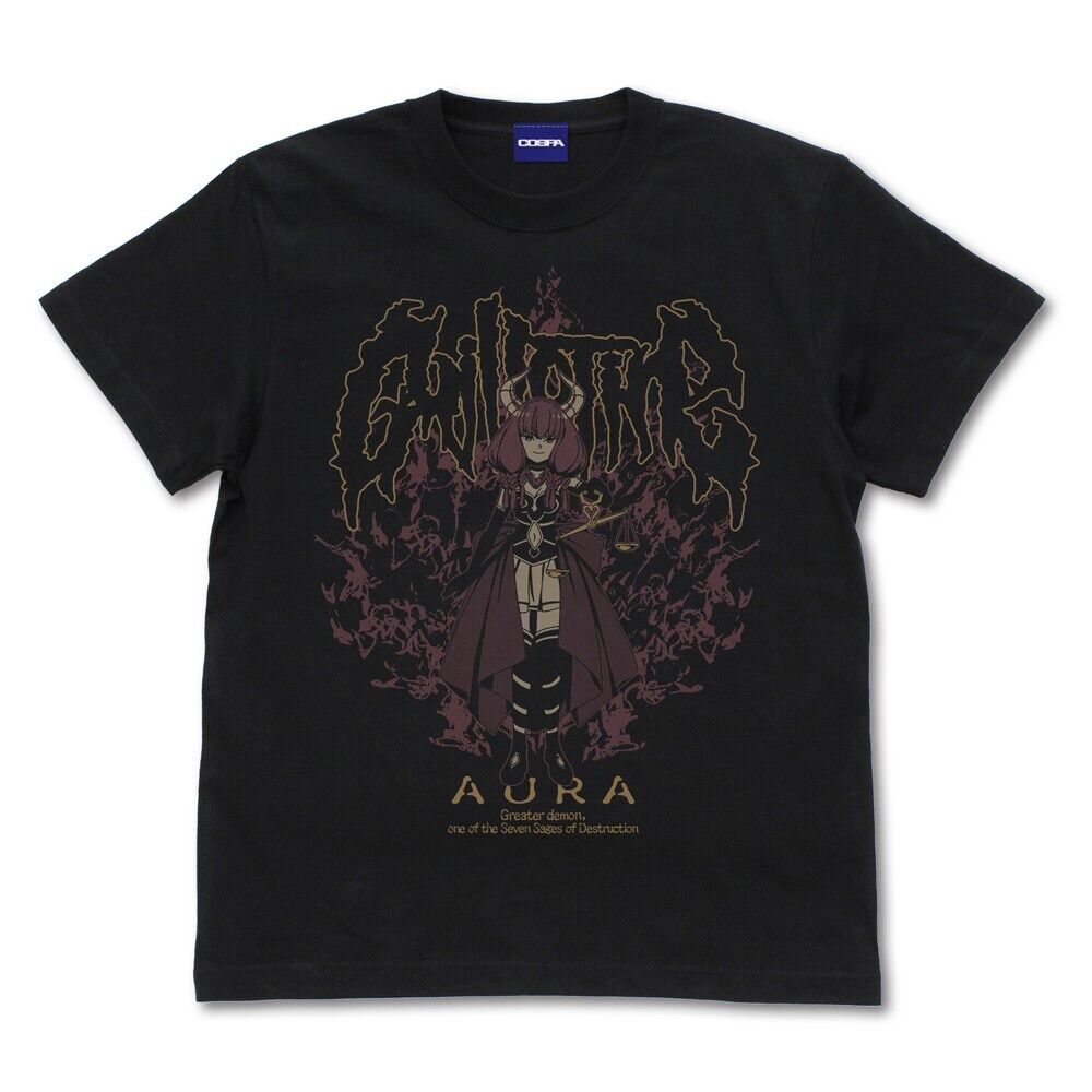 Frieren Beyond Journey's End Aura T-shirt Black XL Size Unisex Japan Limited