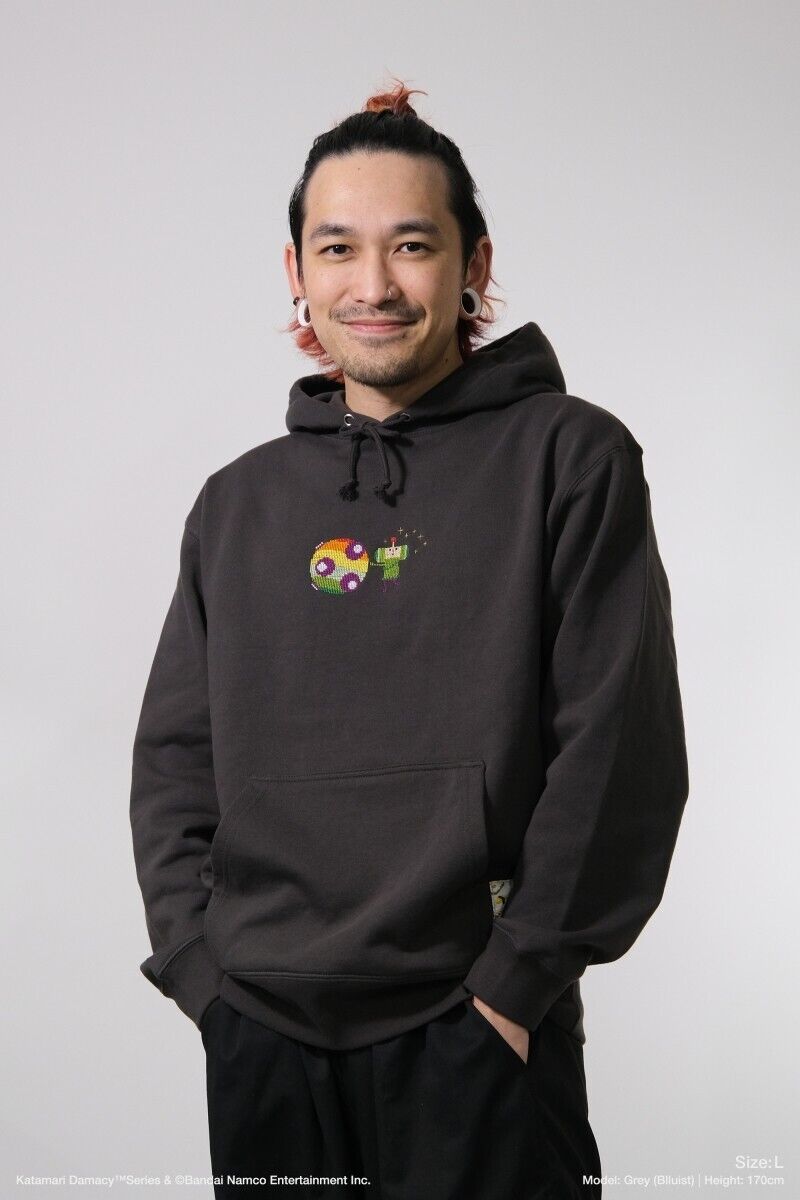 Katamari Damacy The Prince Hoodie Ink Black L Size Unisex Namco Japan