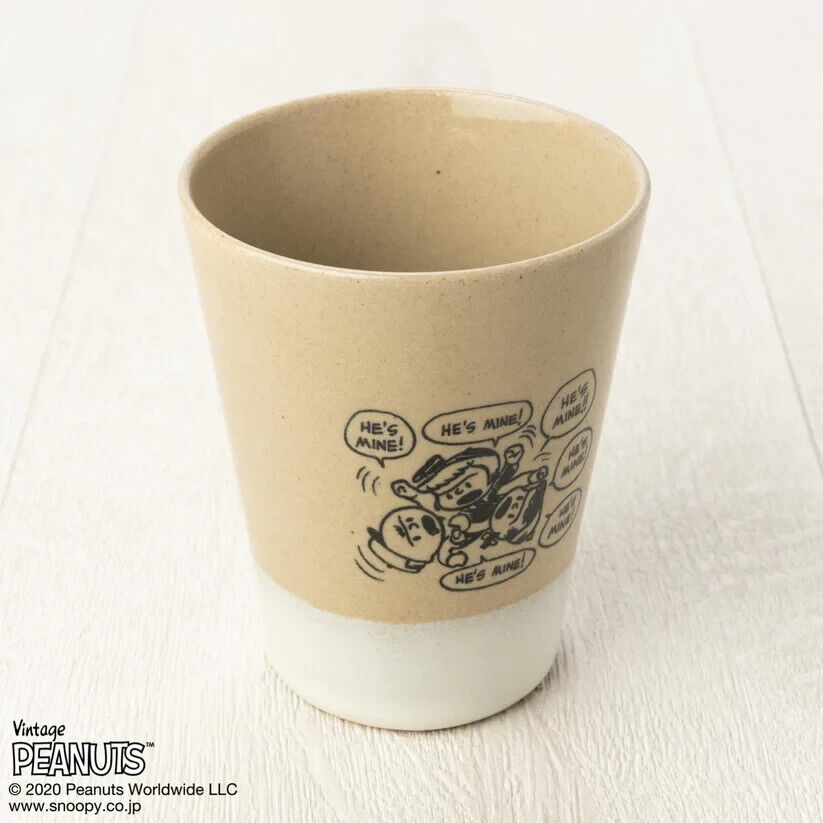 Peanuts 70th Anniversary Charlie Brown Snowman Tumblr Cup White 190ml MASHICO