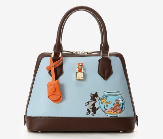 Disney 100th Anniversary Pinocchio Figaro Cleo 2way Shoulder Bag Leather Women