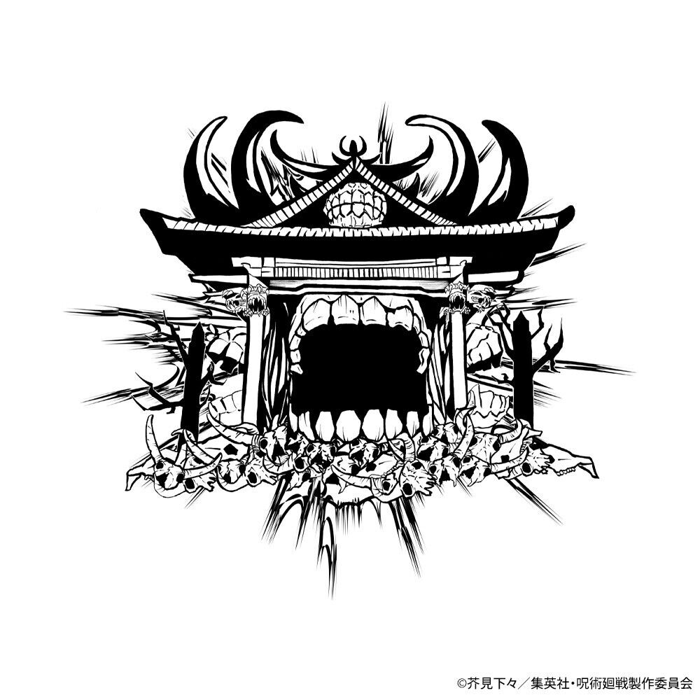 Jujutsu Kaisen Sukuna Malevolent Shrine T-shirt White XL Size Unisex Japan LTD