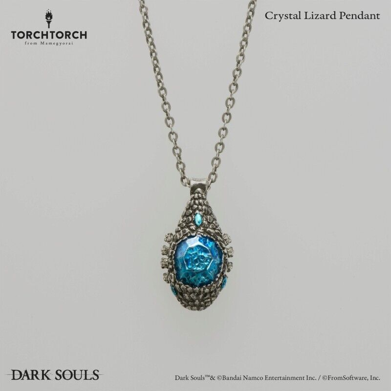 DARK SOULS Crystal Lizard Pendant Necklace w/ Box TORCH TORCH Japan