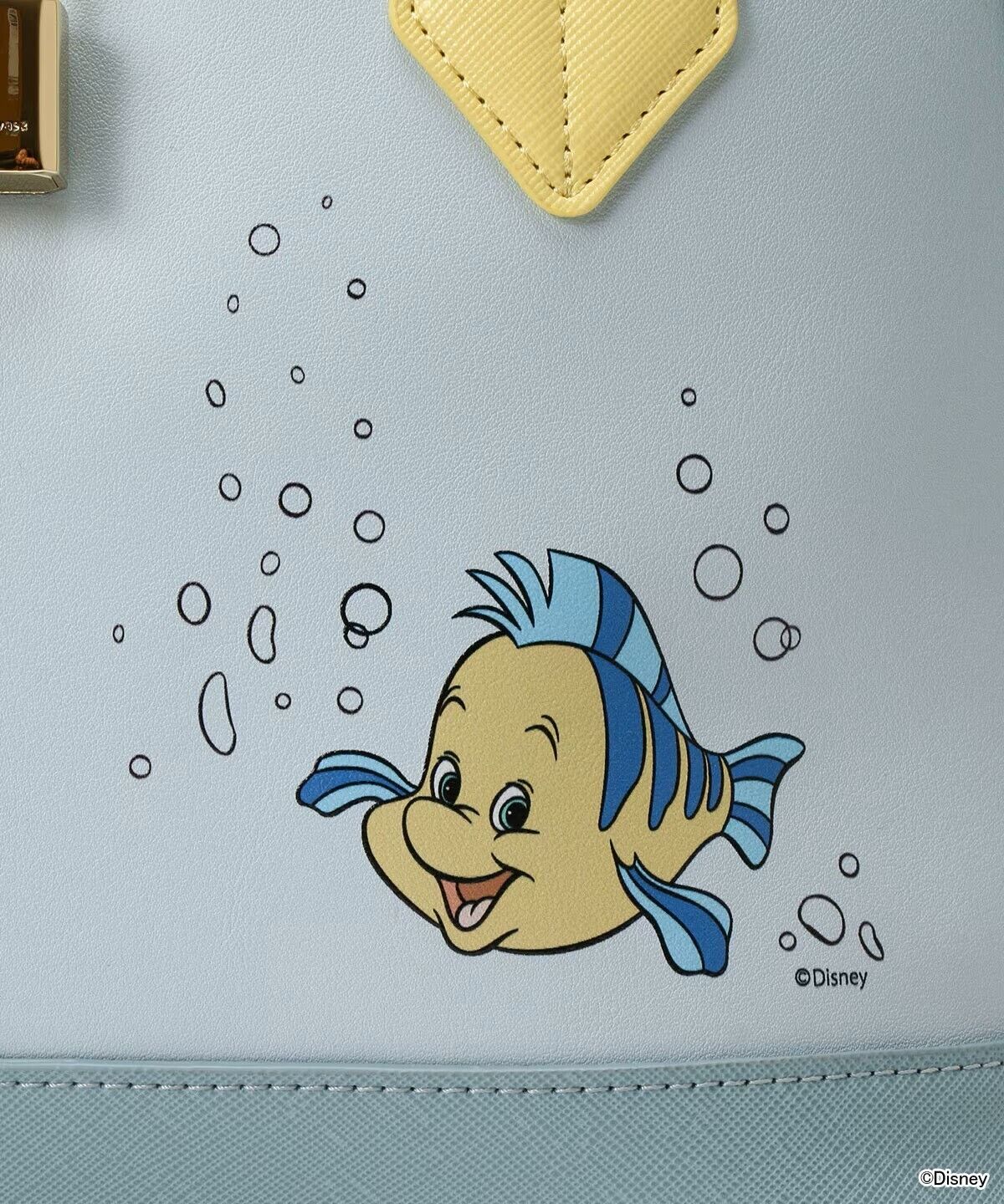 Disney 100th Anniversary Little Mermaid Flounder 2way Shoulder Bag Women Japan