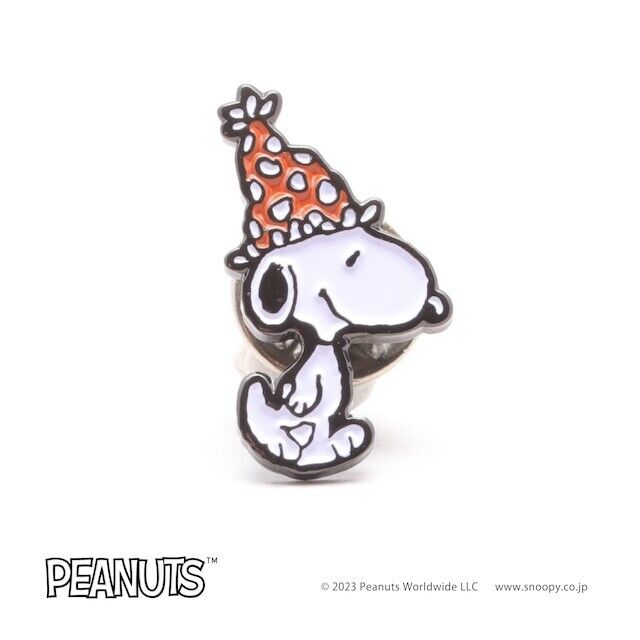 Peanuts Snoopy PONTY HAT Lapel Pins Brooch Japan Limited