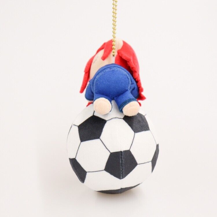 Blue Lock Hyoma Chigiri Soccer Ball Squeeze Mini Plush w/ Ballchain Japan LTD