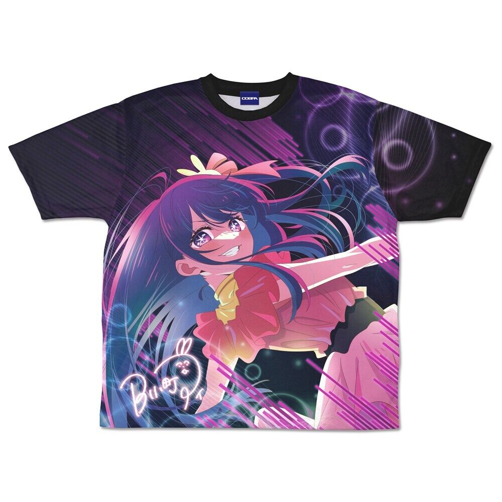 Oshi no Ko Ai Hoshino Full Graphic T-shirt XL Size Japan Limited Cosplay