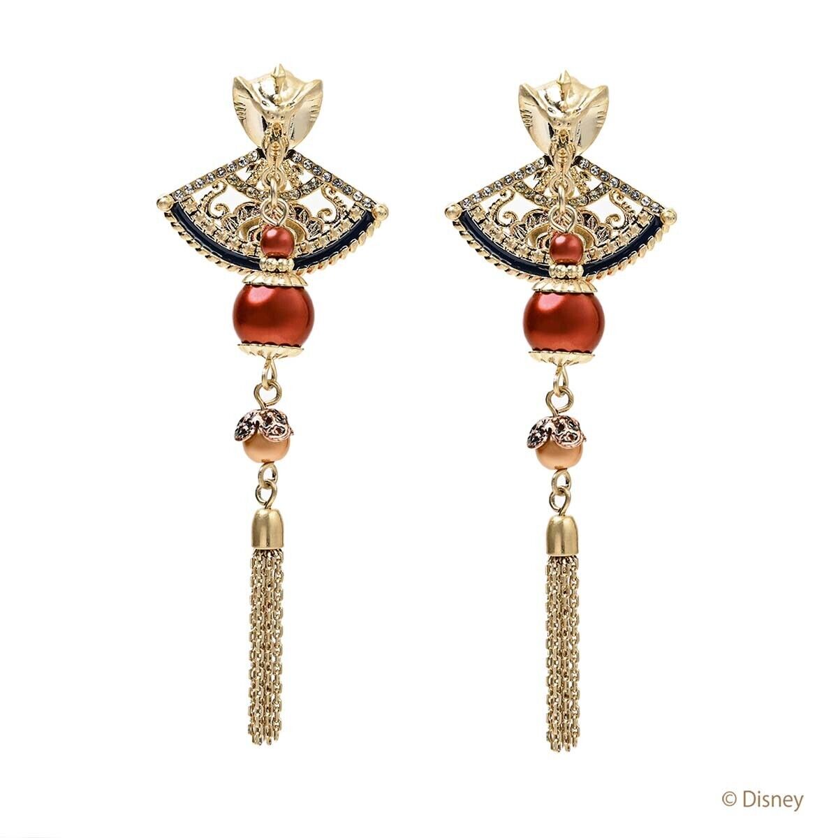 Disney Twisted Wonderland Scarabia Iconic Object Earrings Jewelry Japan