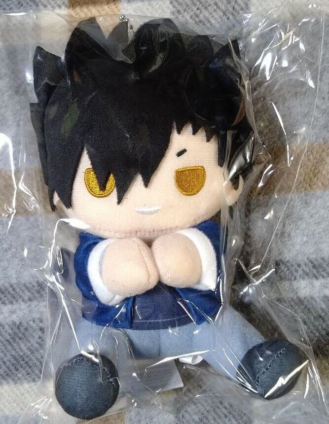 Haikyuu!! Haikyu Tetsuro Kuroo Pitanui Snuggle Plush w/ Ballchain Japan Limited