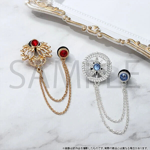 Legend of Galactic Heroes Die Neue These Galactic Empire Pins w/ Chain Brooch