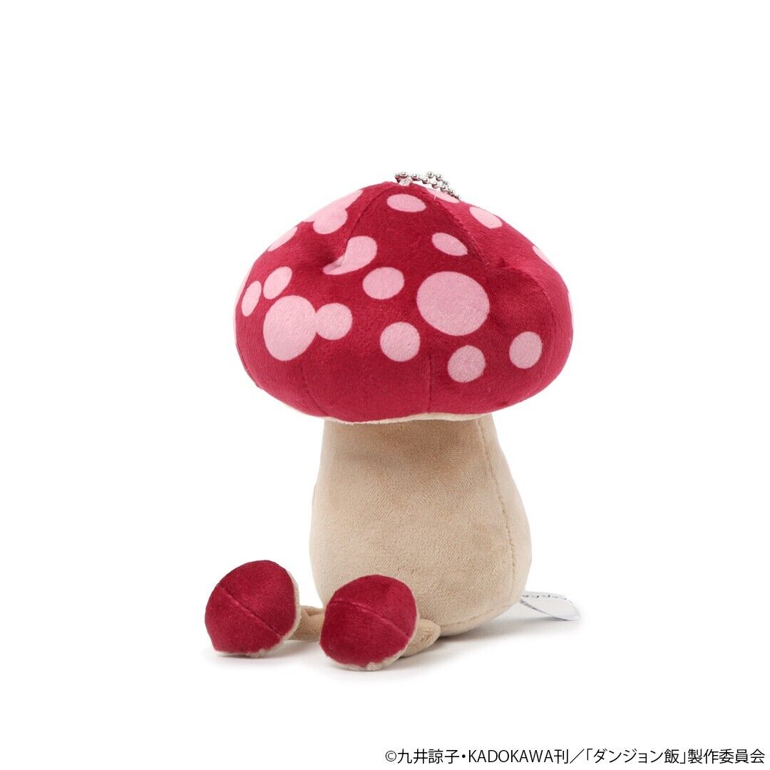 Delicious in Dungeon Walking Mushroom Mini Plush w/ Ballchain Japan Limited