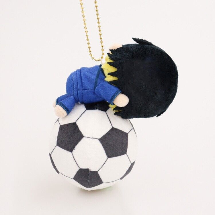 Blue Lock Meguru Bachira Soccer Ball Squeeze Mini Plush w/ Ballchain Japan LTD