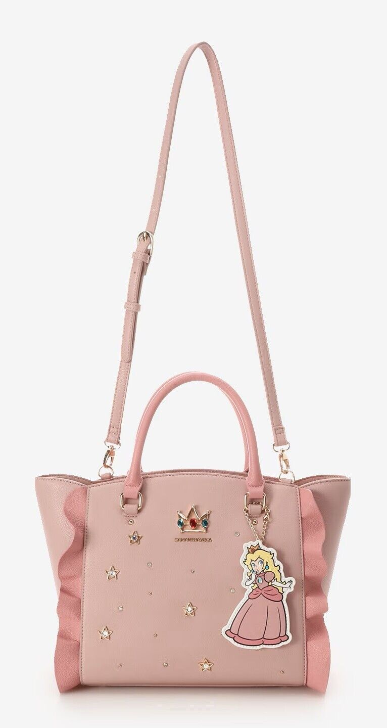 Nintendo Super Mario Bros PRINCESS PEACH COLLECTION 2way Shoulder Bag Samantha