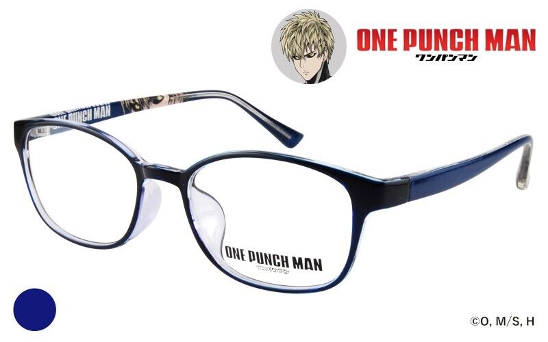 One-Punch Man Genos Model Glasses Frame Wayfare Navy Blue Japan Limited Cosplay