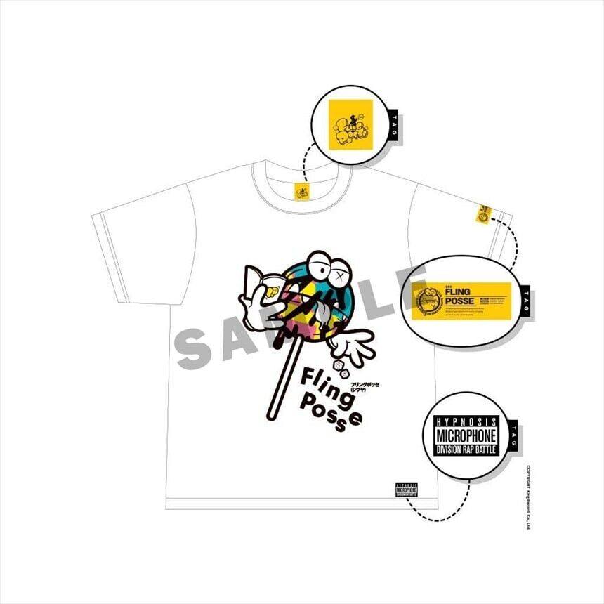 Hypnosis Mic Fling Posse T-shirt L Size Unisex Japan Limited