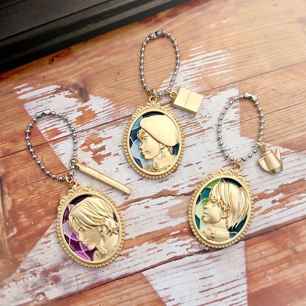 Legend of the Galactic Heroes Die Neue These Stained Glass Charm Complete 6 Set