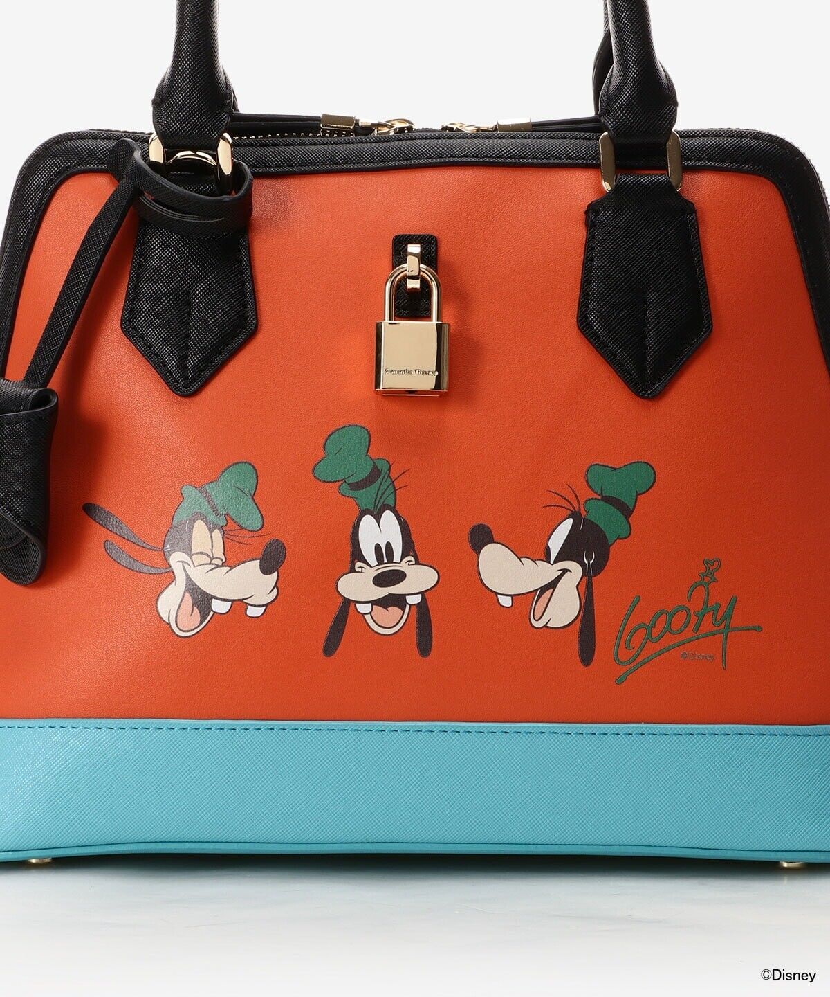 Disney 100th Anniversary Goofy 2way Shoulder Bag Leather Women Samantha Japan