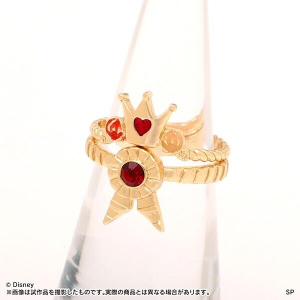 Disney Twisted Wonderland Heartslabyul Riddle Rosehearts Double Ring Jewelry