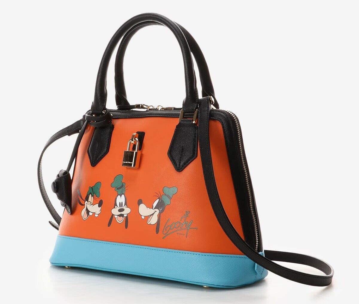 Disney 100th Anniversary Goofy 2way Shoulder Bag Leather Women Samantha Japan