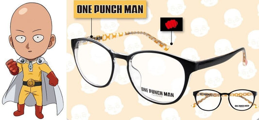 One-Punch Man Saitama Model Glasses Frame Pantoscopic Dot Japan Limited Cosplay