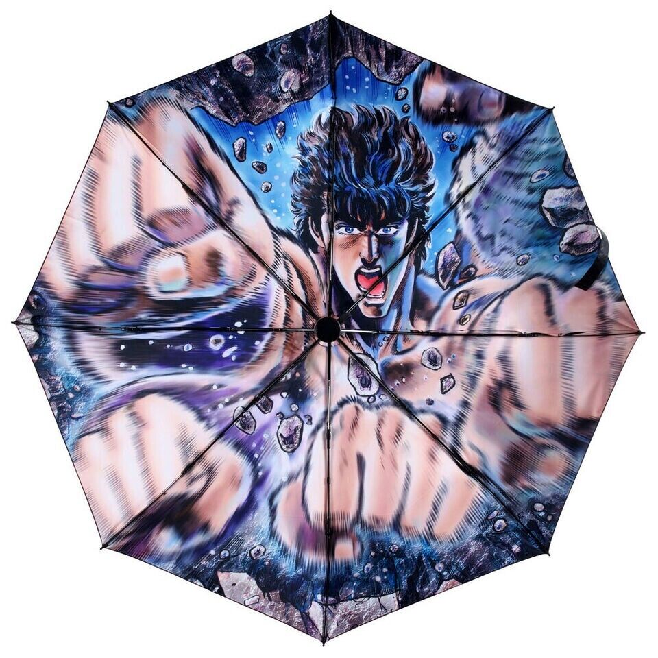 Fist of the North Star Hokuto no Ken Kenshiro Folding Umbrella Japan Limited