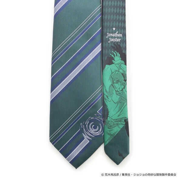 JoJo's Bizarre Adventure Pt.1 Phantom Blood Jonathan Joestar Tie Necktie Green