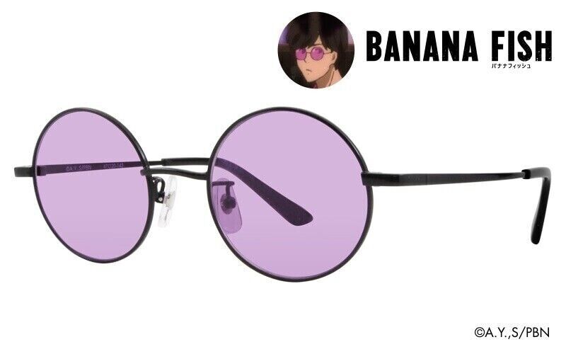 BANANA FISH Eiji Okumura Model Sunglasses Round Japan Limited Cosplay