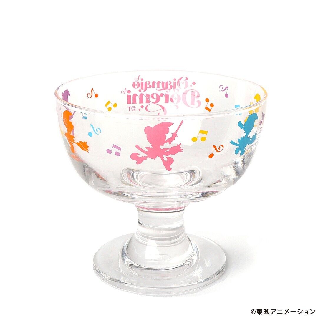 Ojamojo Doremi Dessert Sundae Glass w/ Coaster Tableware Japan Limited