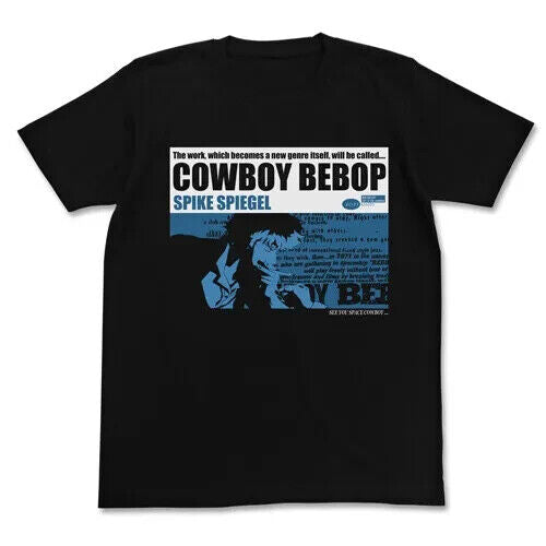 Cowboy Bebop Spike Spiegel T-shirt Black M Size Japan Limited Cosplay