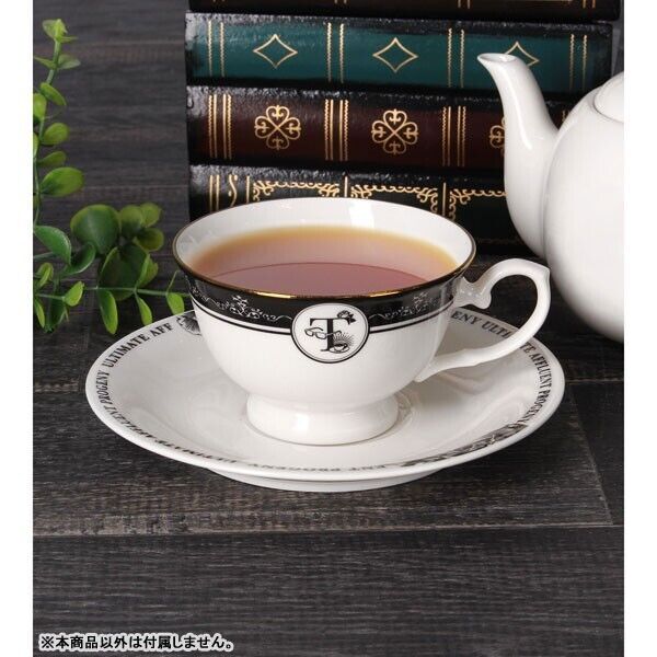 Danganronpa Byakuya Togami Initial Design Cup & Saucer Porcelain Japan Limited