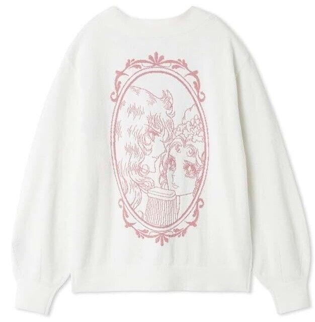 The Rose of Versailles Lady Oscar Marie Antoinette Knit Cardigan Jacquard White