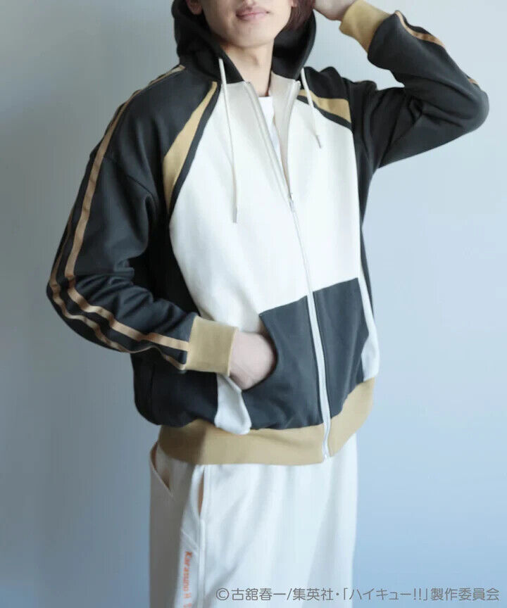 Haikyuu!! Haikyu Fukurodani Kotaro Bokuto Keiji Akaashi Zip Hoodie L Unisex